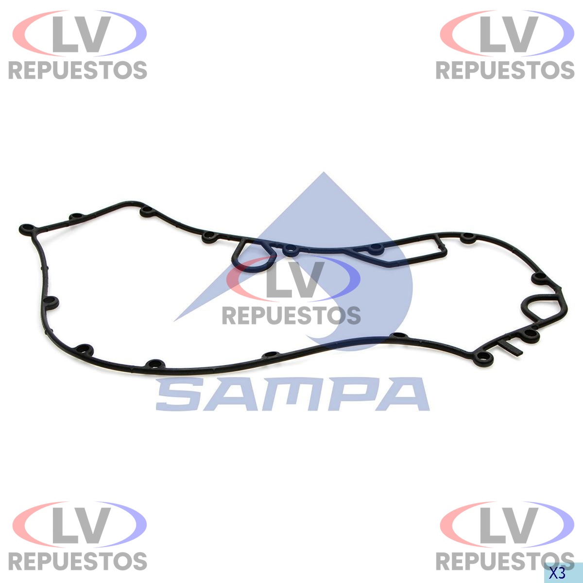 JUNTA TAPA RADIADOR ACEITE GOMA DC16 SC S5 SAMPA