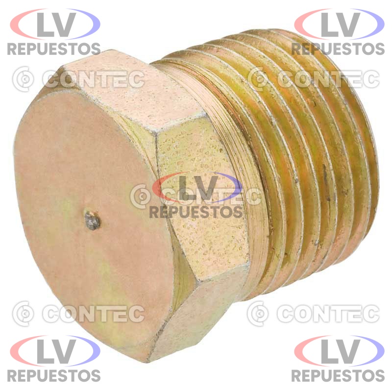 TAPON SEXTAVADO ACERO 1/2 NPT CONTEC