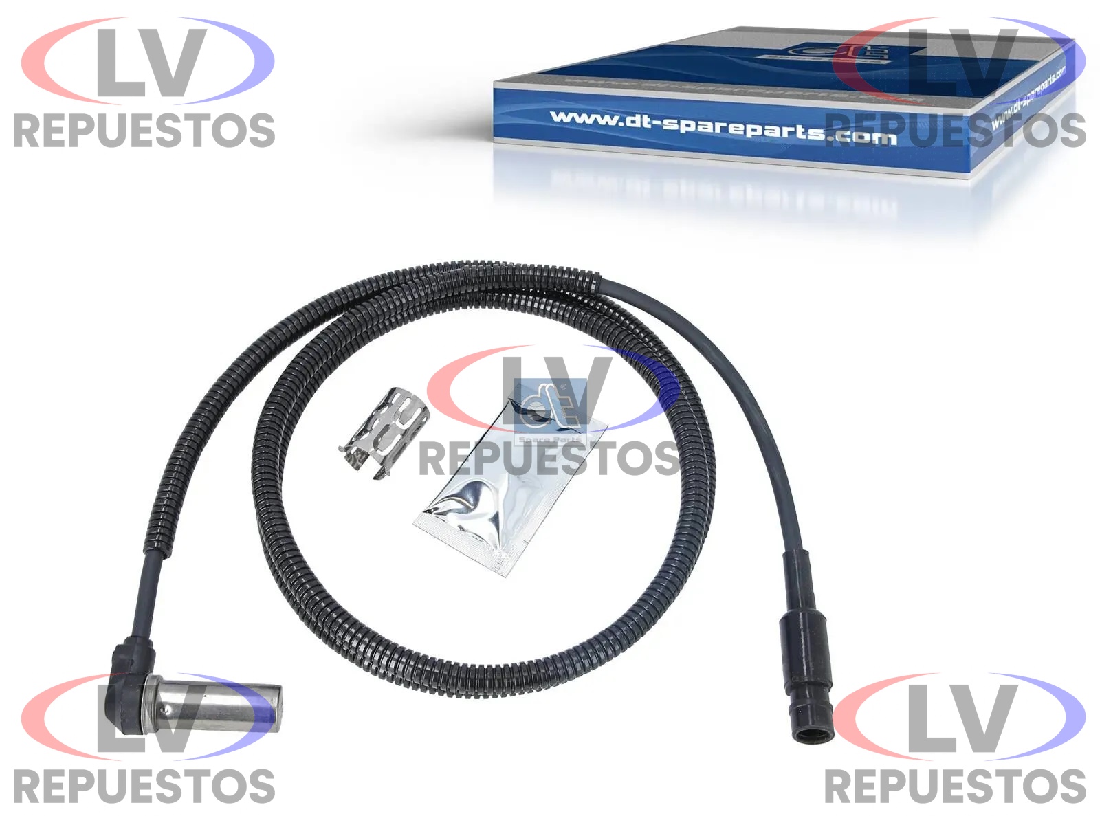 SENSOR FRENO ABS DT 1555MM CURVO SC S4/S5 DIESEL TECHNIC