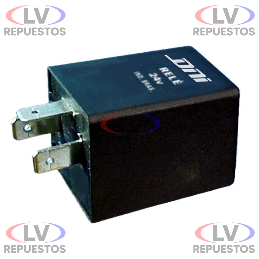 RELAY SE�ALERO 24V 3 PATITAS S/ SOPORTE DNI