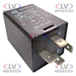 RELAY AUXILIAR 12V 180W 4/PATITA MARILIA