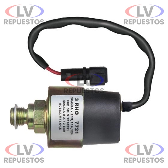 SENSOR PRESION DE ACEITE C/ CABLE SC-113/124 3-RHO