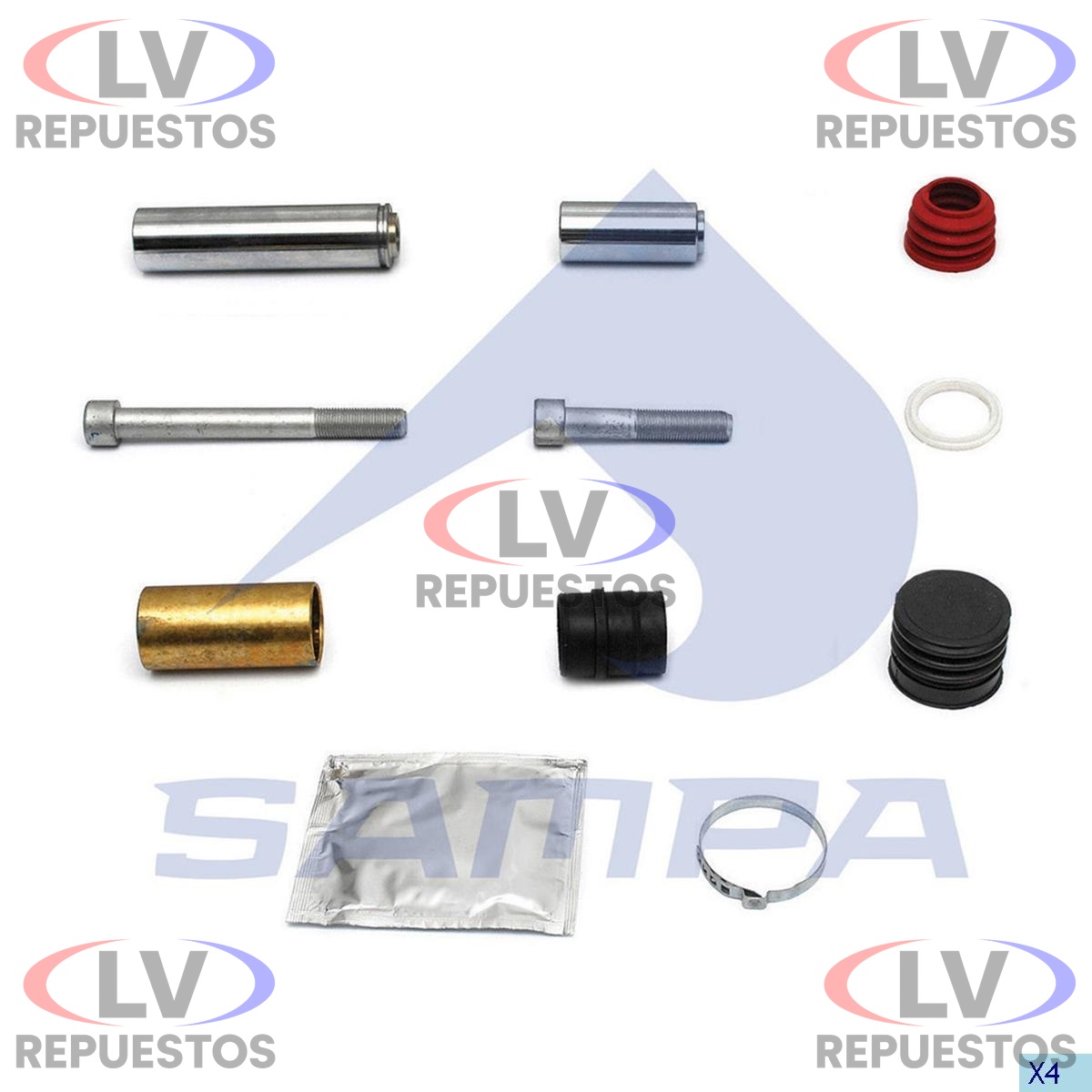 REPARO MORDAZA FRENO SC/S4/MBB ATEGO SAMPA