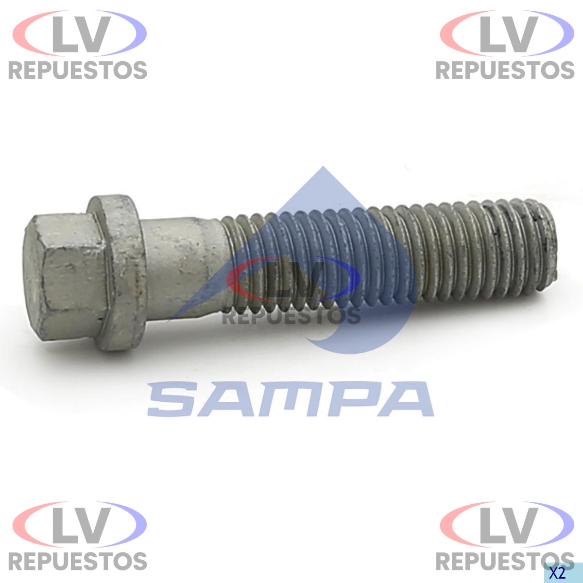 BULON CRUCETA CARDAN 12X50MM SAMPA