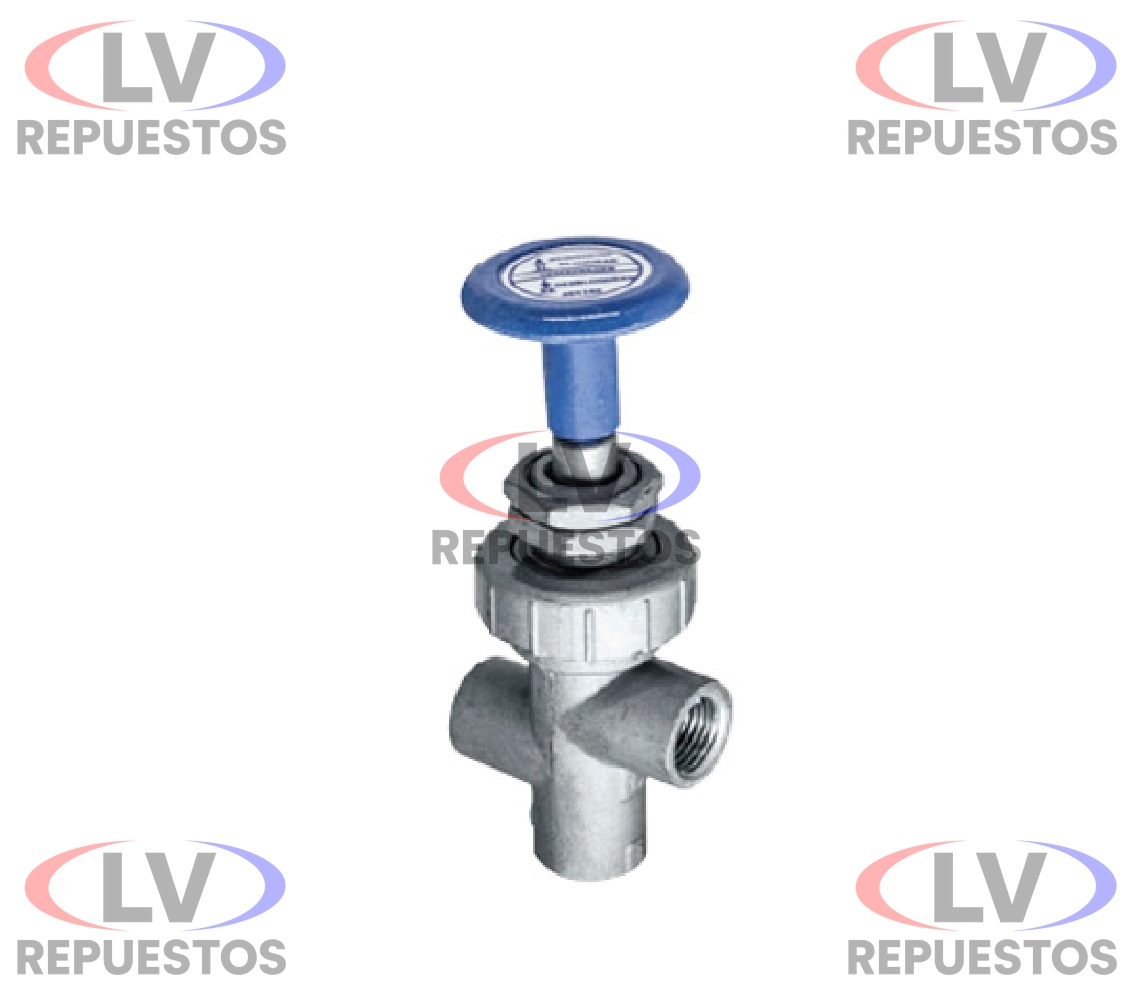 VALVULA FRENO CARRETA/ALZA EJE M16 AZUL ENGATCAR