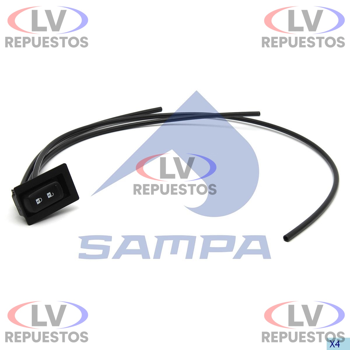 BOTON TRAVA VOLANTE DIRECCION S5 SAMPA