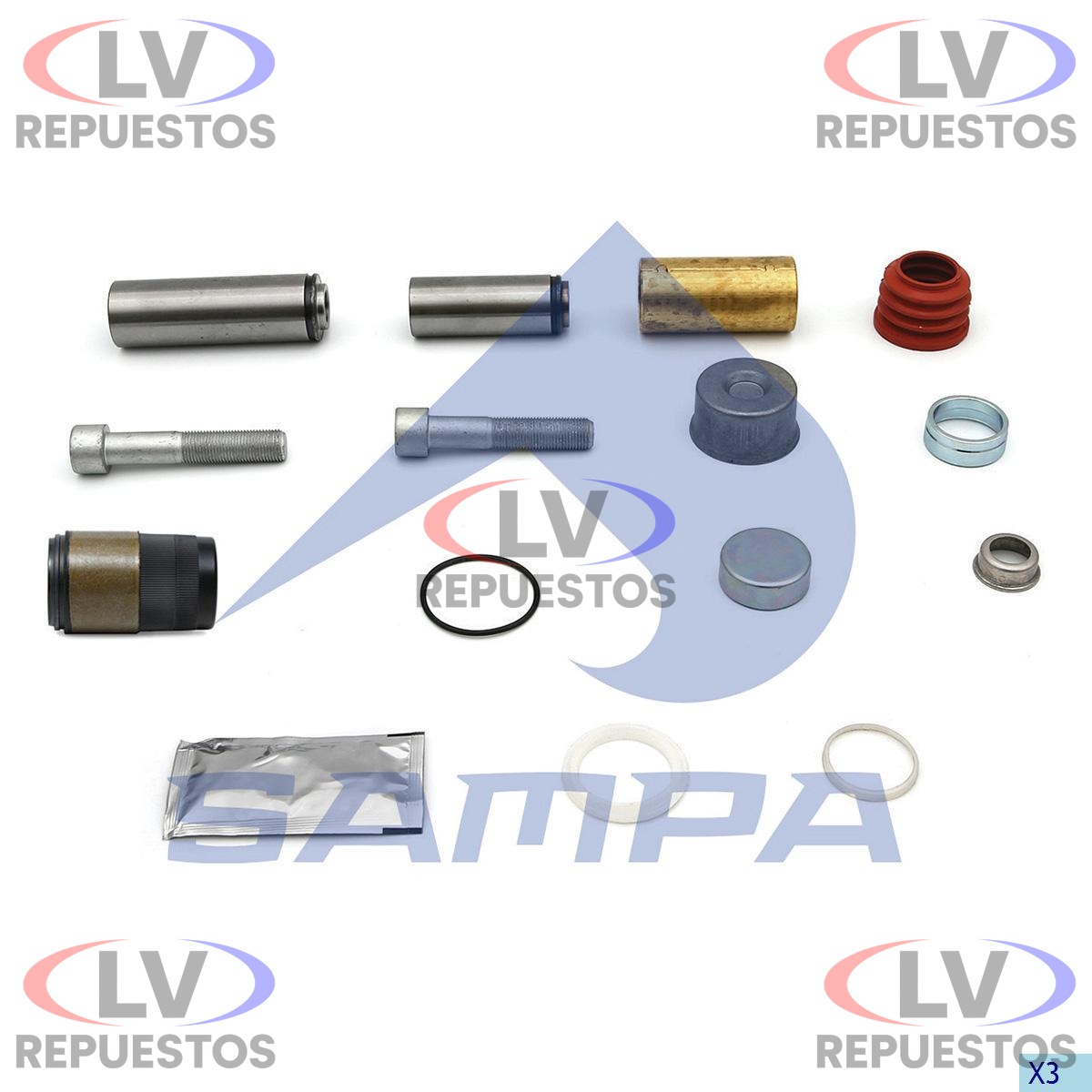 REPARO MORDAZA FRENO COMPLETO SC S4/S5 SAMPA