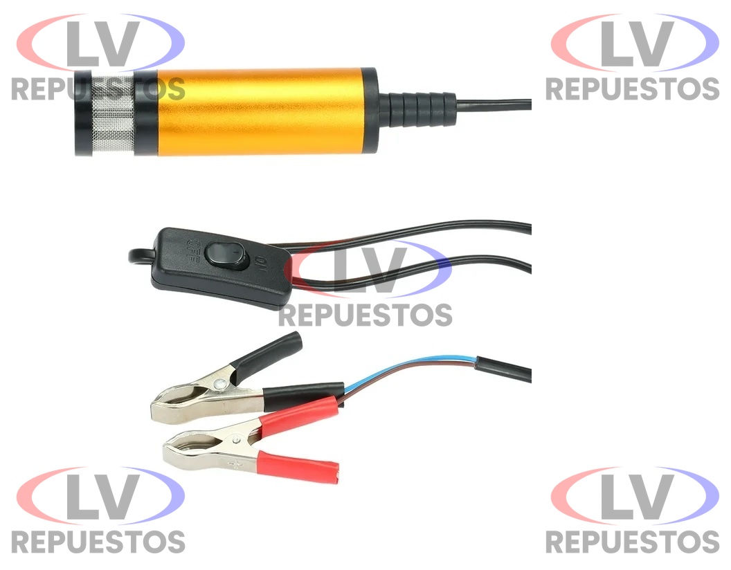BOMBA P/TRANSFERIR COMBUSTIBLE DIESEL 12V TATOOLS