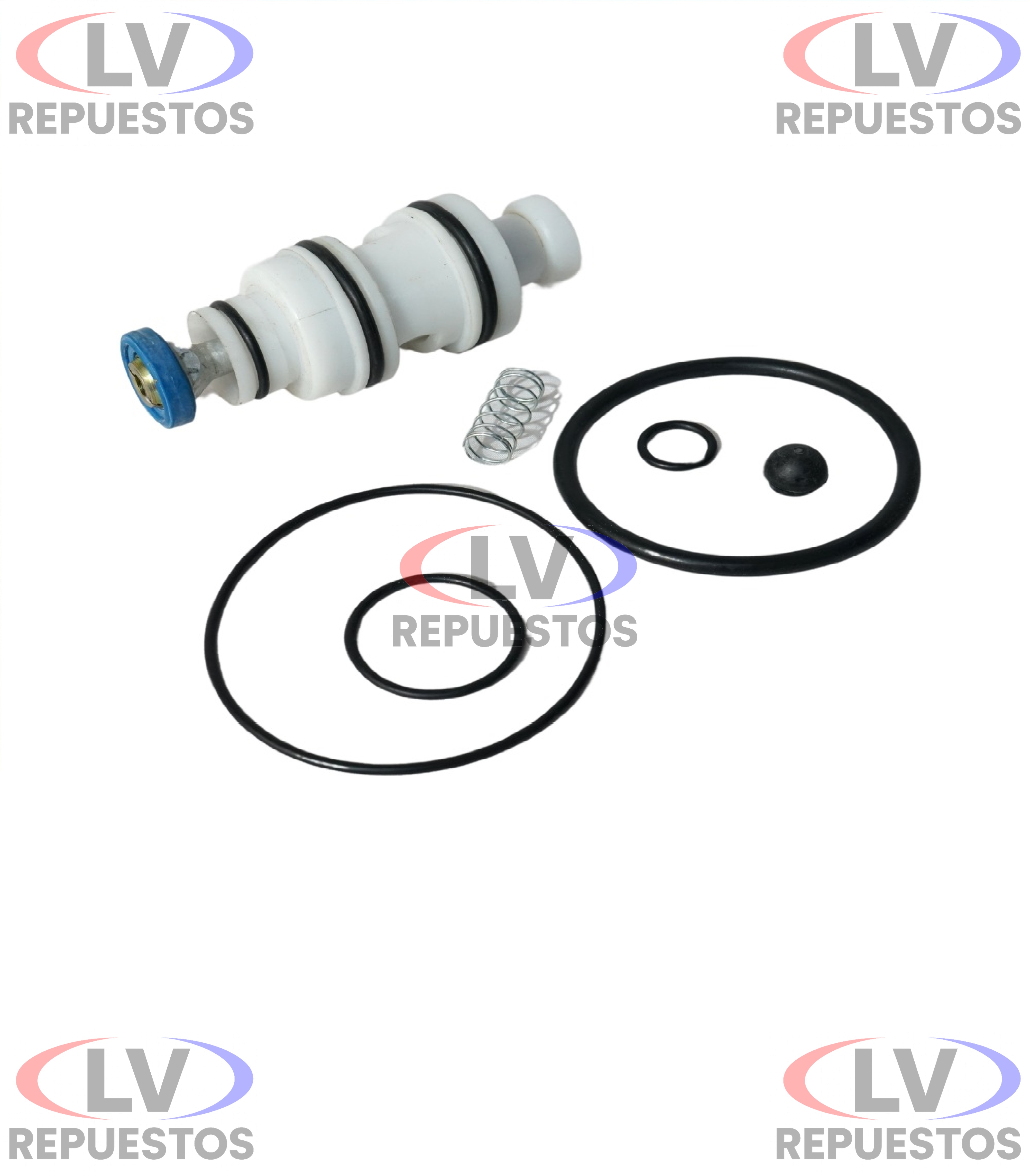 REPARO VALVULA RELE CARRETA 3 SALIDAS MODERNO HALDEX