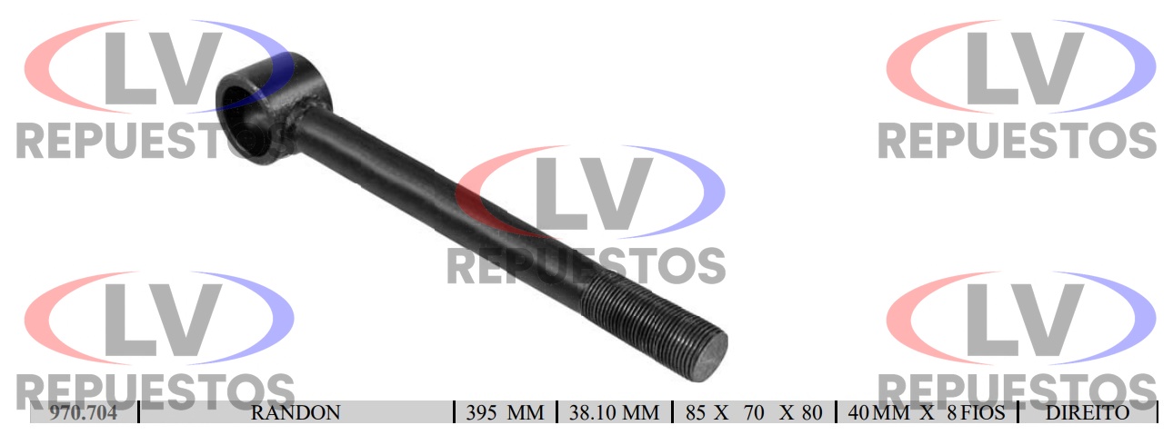 PUNTERA BRAZO TENSOR 1.1/2 X 395MM LI FAMA