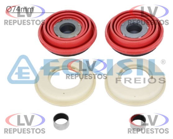 GUARDAPOLVO MORDAZA DE FRENO 74MM S4 ECKISIL