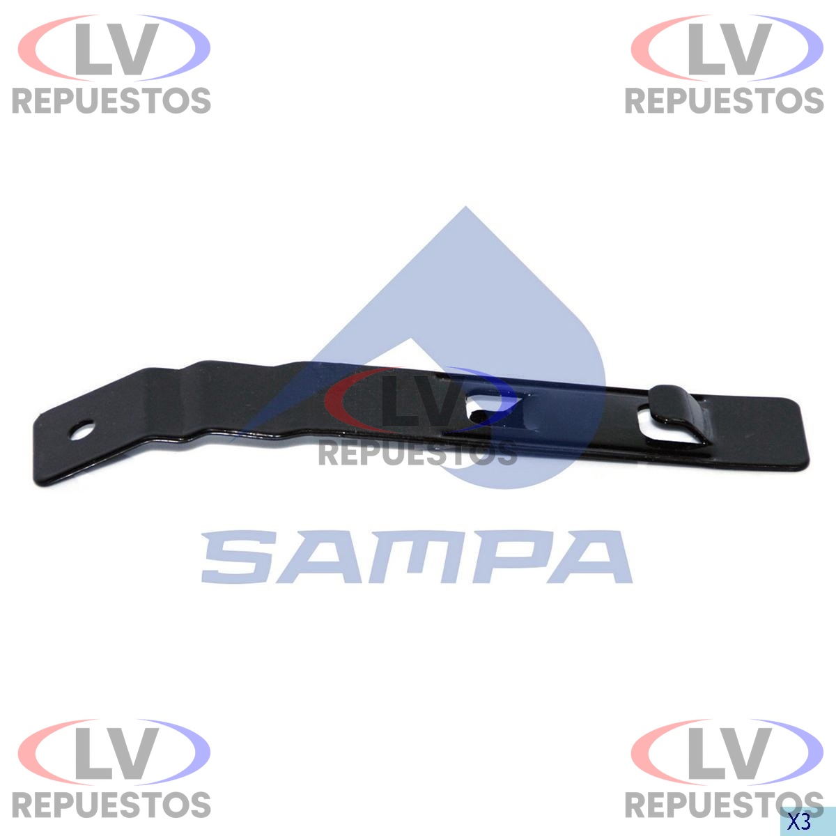 CHAPA SEGURO GUARDABARRO TR S4 SAMPA