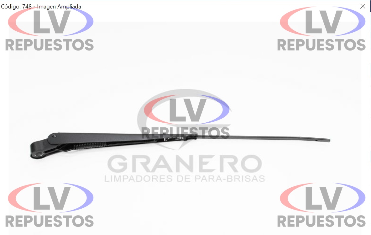 BRAZO LIMPIA PARABRISA MBB L608/L708 GRANERO