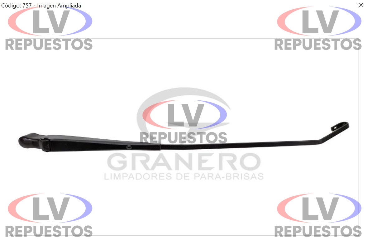 BRAZO LIMPIA PARABRISA VL NL10/12 GRANERO