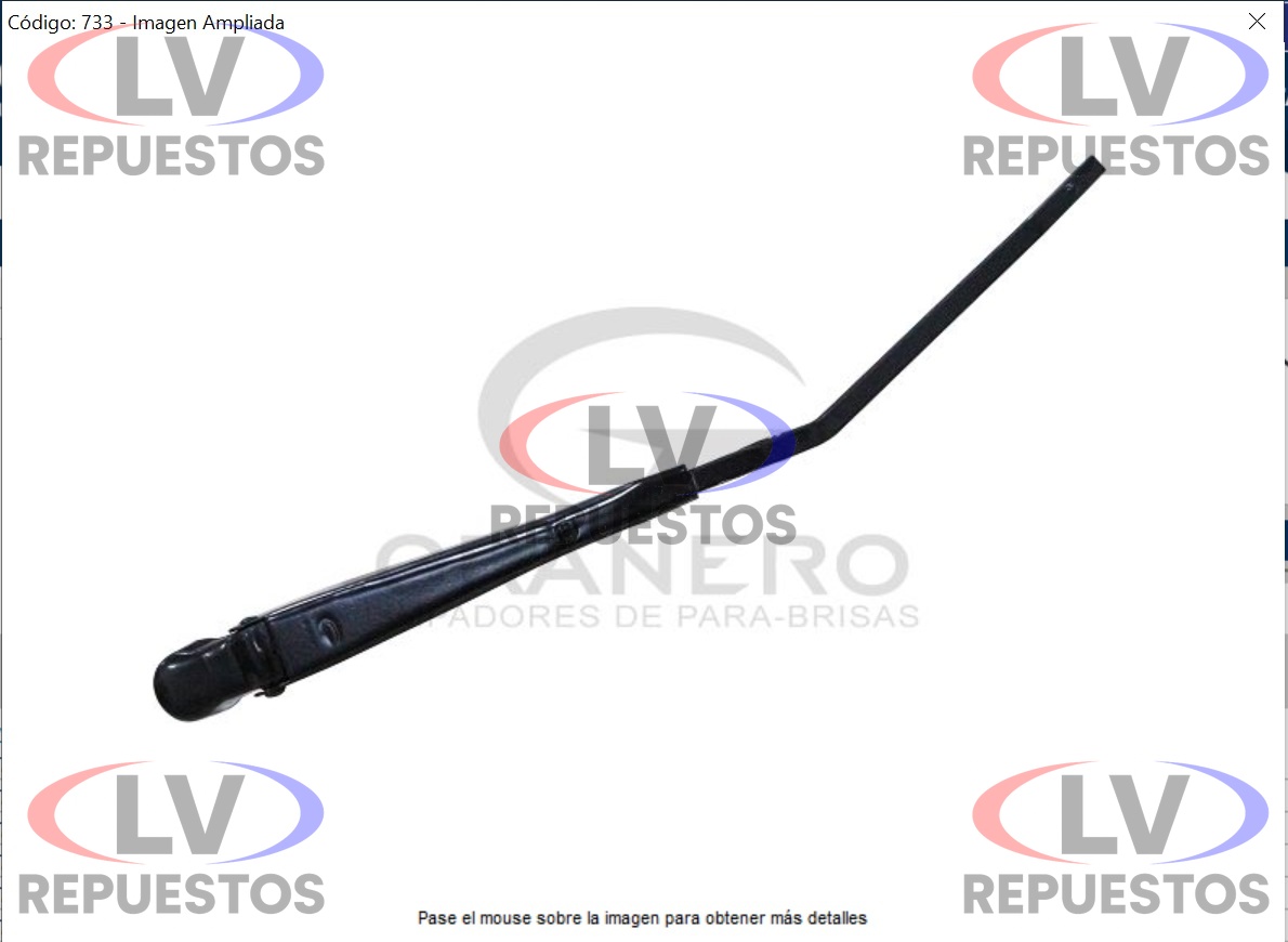BRAZO LIMPIA PARABRISA MBB 1113/1313 GRANERO