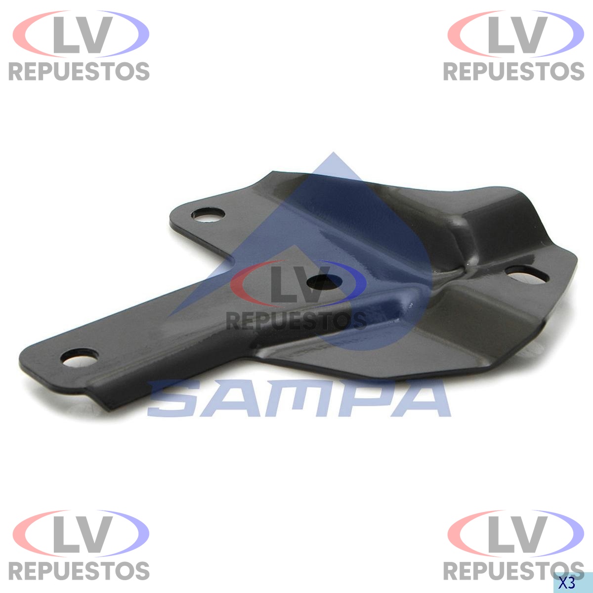 SOPORTE INFERIOR RADIADOR S4 P L.D. SAMPA