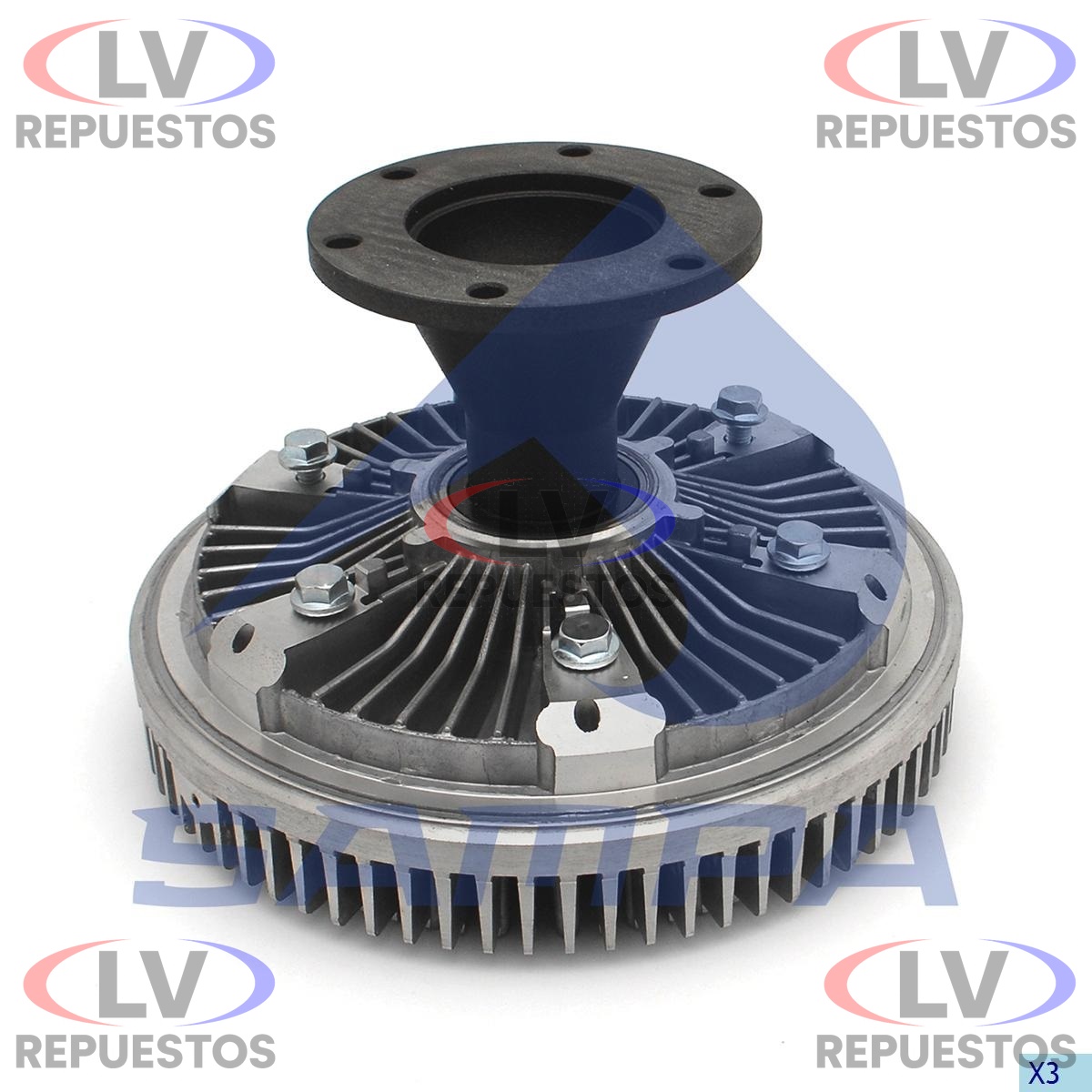 NUCLEO VENTILADOR S/ ALETA 75CM 9 PALAS S4 SAMPA