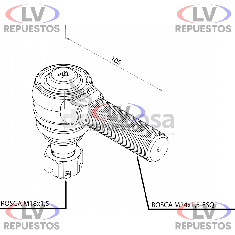 MU�EQUIN DIRECCION LI 24MM MB 709 DELLAROSA