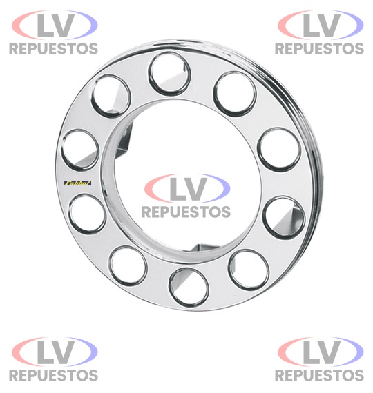 TAZA PROTECTOR RUEDA 10 AGUJERO CROMADO ARO 20/22 FABBOF