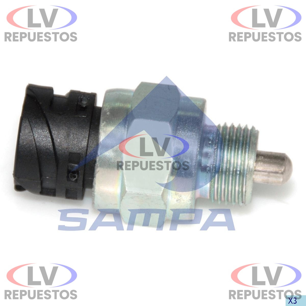 SENSOR BLOQUEO DIFERENCIAL S4/S5 2 PERNOS SAMPA