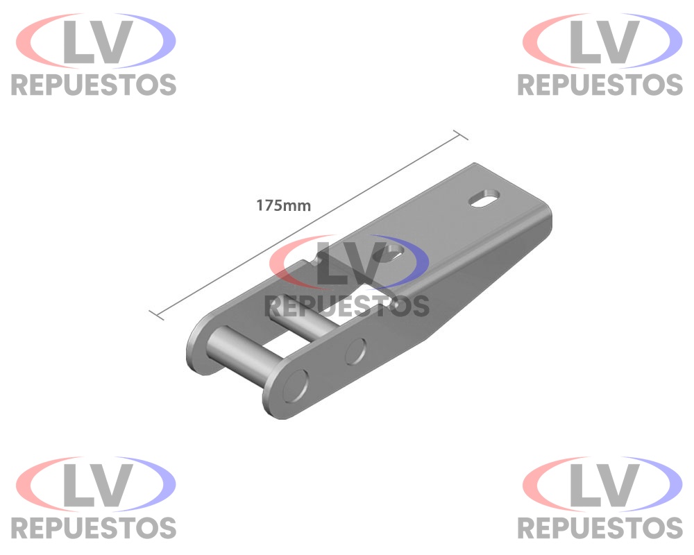 BISAGRA TAPA CARRETA 175MM 2 AGUJEROS MODERNO FADO