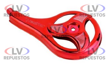 PALETA RODOAR METALIZADA ROJO LI RESFRIAR