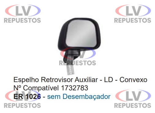 ESPEJO AUXILIAR RETROVISOR LD S/ DES. S4/S5 FABBOF