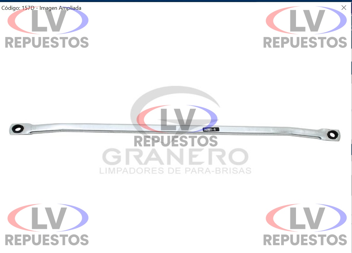 BARRA MECANISMO LIMPIA PARABRISA LI 600MM SC-112/142 GRANERO