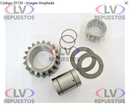 KIT ENGRANAJE PLANETARIA REDUCTORA GR860/870/871 19 DIENTES MOTO PECAS
