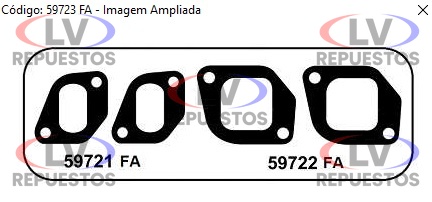 JUEGO JUNTA MULTIPLE ESCAPE DE CHAPA SC-111/112 SANTA CRUZ
