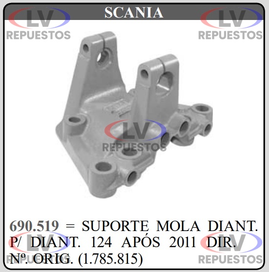 ZAPATA MAZO ELASTICO SUSPENSION NEUMATICO SC P-94/114/124T FAMA