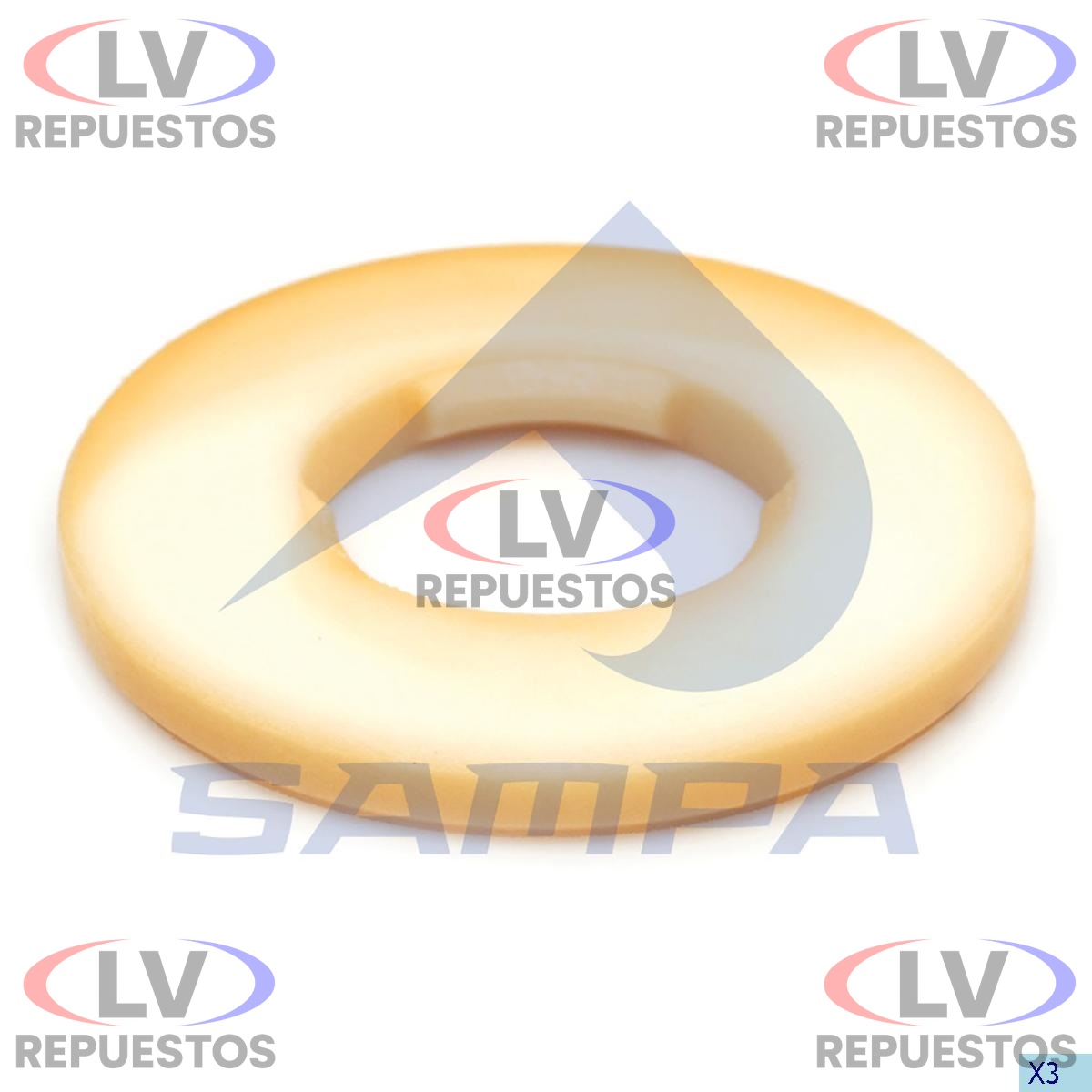 ARANDELA BUJE SUSPENSION CABINA S5 CON TRABA SAMPA