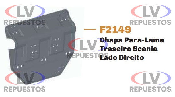 CHAPA SOLO SOPORTE GUARDABARRO TR LD SC S4 FADO