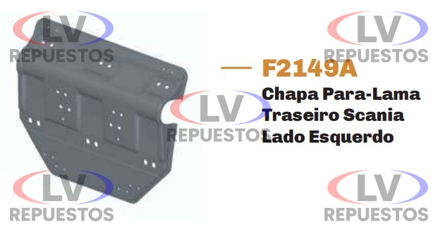 CHAPA SOLO SOPORTE GUARDABARRO TR LI SC S4 FADO