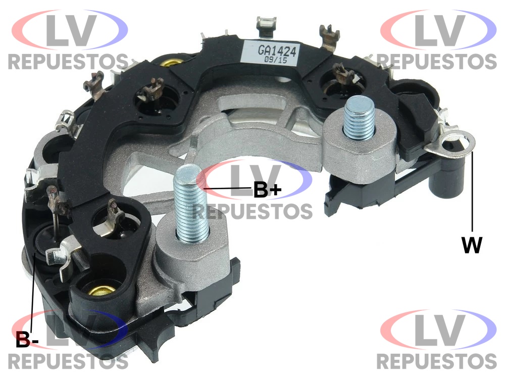 RECTIFICADOR ALTERNADOR 24V 120A SC S5 GAUSS