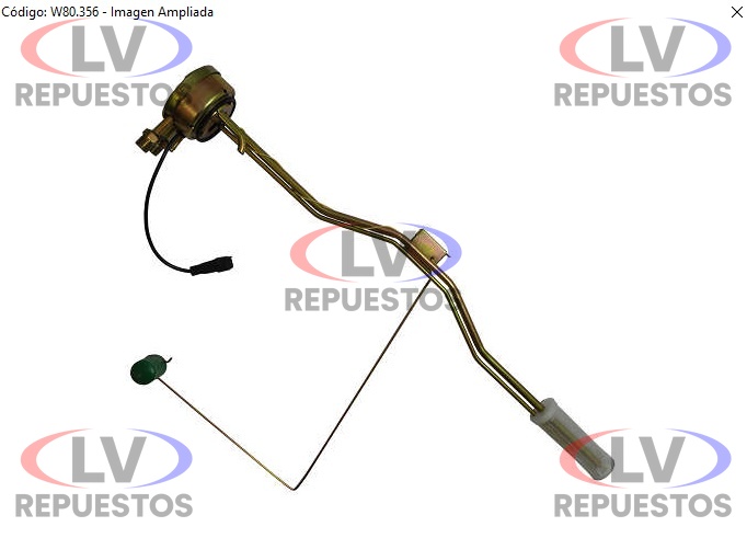 CHUPADOR TANQUE COMBUSTIBLE 645MM C/ CONECTOR S4/S5 PDE/XPI WILLTEC