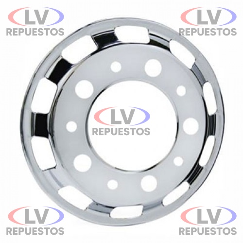 TAZA PROTECTOR RUEDA DT CROMADO ARO 22.5 BEPO