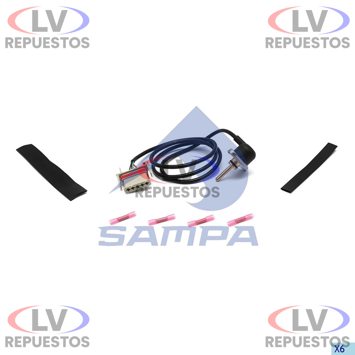 SENSOR DE PRESION DE TURBO S4/S5/S6 CON ENCHUFE SAMPA