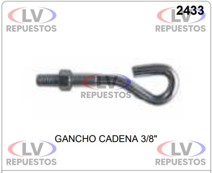 GANCHO CADENA 3/8 BR