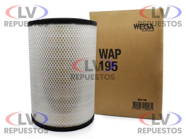 FILTRO DE AIRE MOTOR 175X308X465 S5 PGR (1182) WEGA
