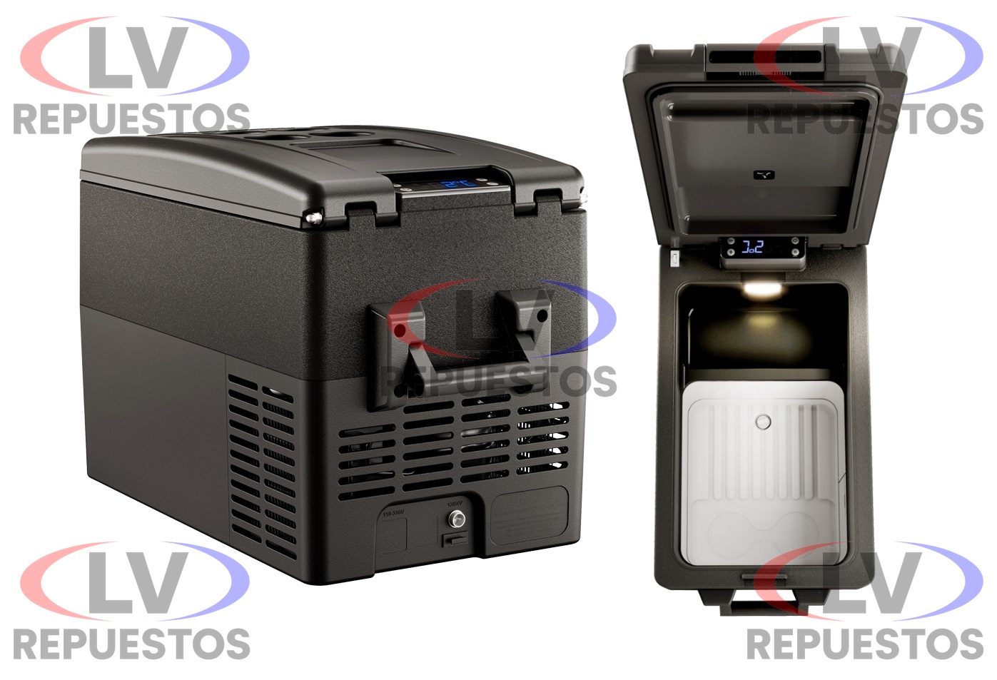 HELADERA PORTATIL 31 LITROS BIVOLT 12/24V RESFRIAR