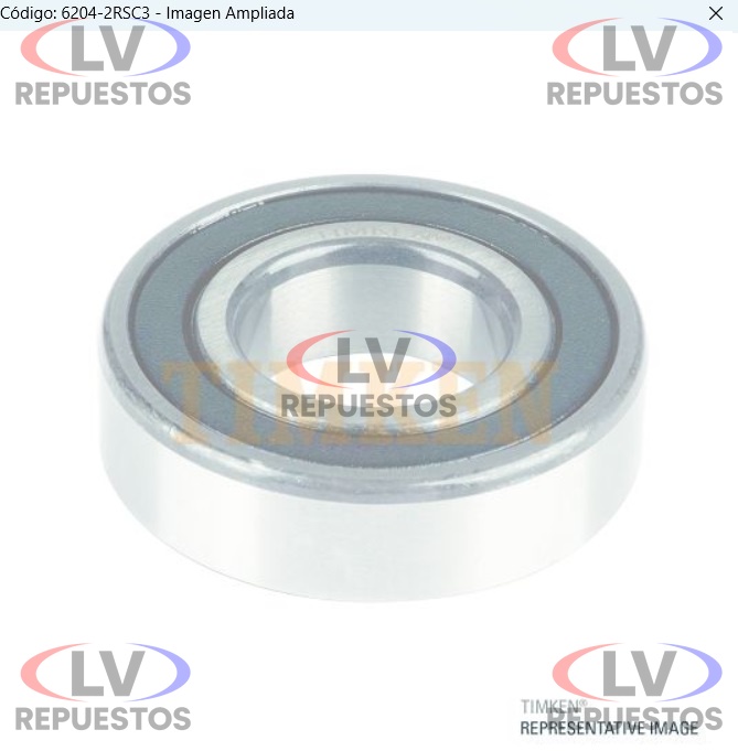 RULEMAN 6204 20X47X14MM HORQUILLA EMBRAGUE SC S3 TIMKEN