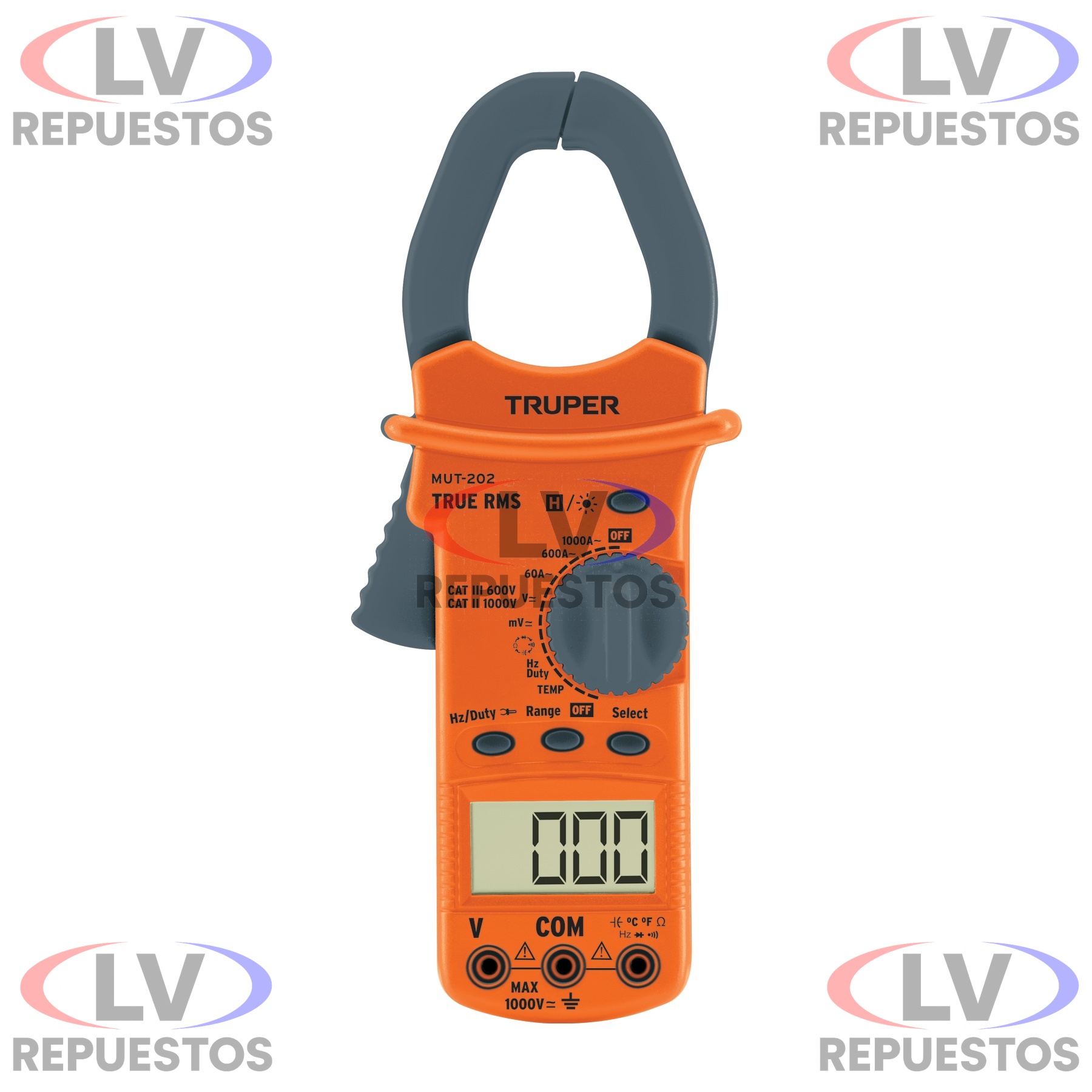 MULTIMETRO DIGITAL CON PINZA AMPEROMETRICA TRUPER