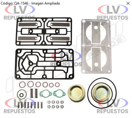 REPARO COMPRESOR AIRE KNORR 86MM LP4951 SC S5 QUINELATO