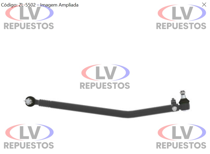 BARRA DIRECCION CORTA 947MM SC-112/142 ZL BRASIL