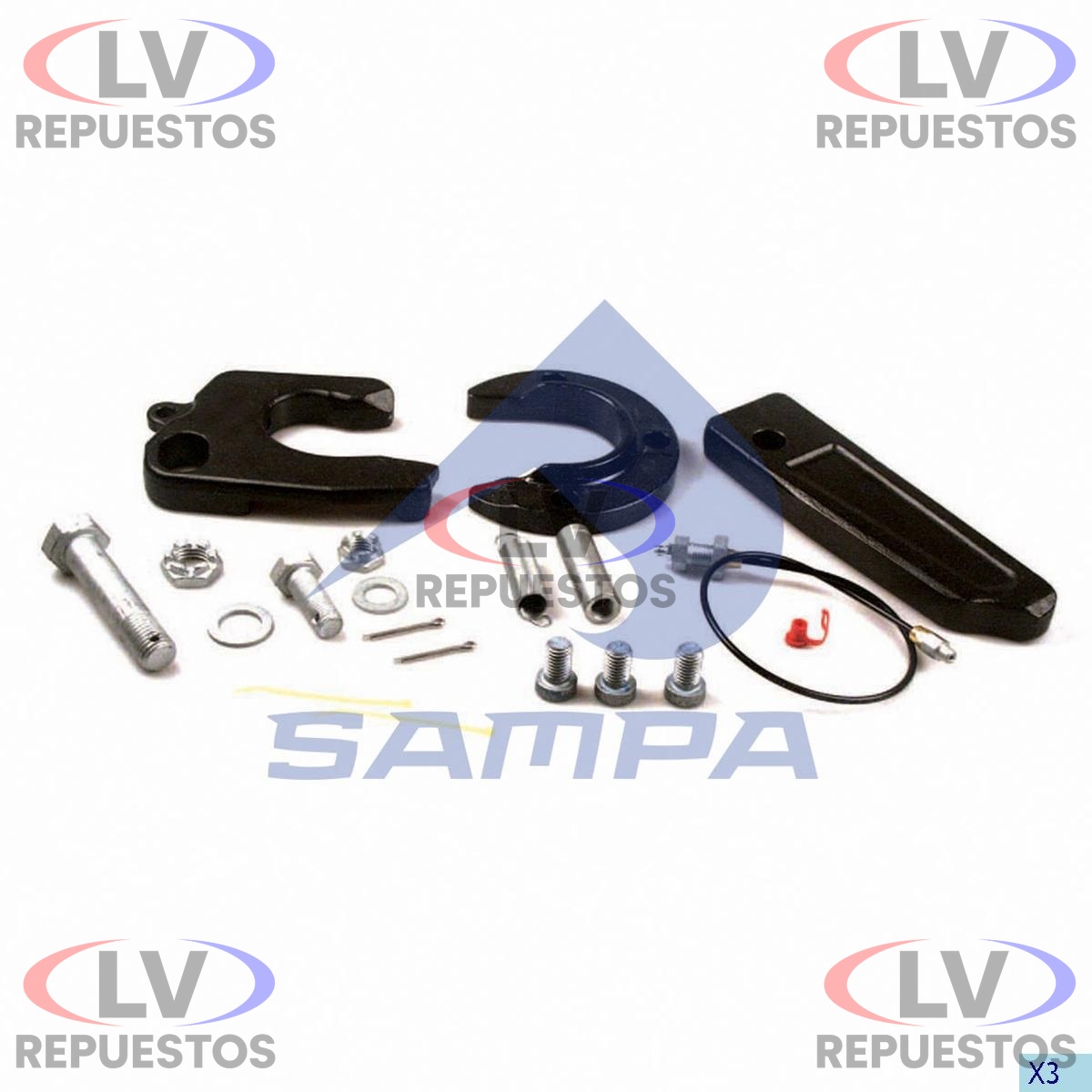 REPARO 5TA RUEDA MODELO JOST 2" COMPLETO SAMPA