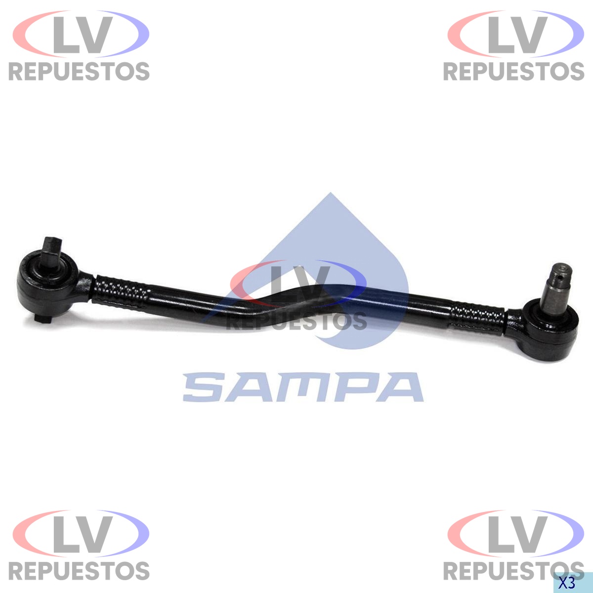BARRA REACCION DOBLADA SUSPENSION DT S5 (AIRE) SAMPA