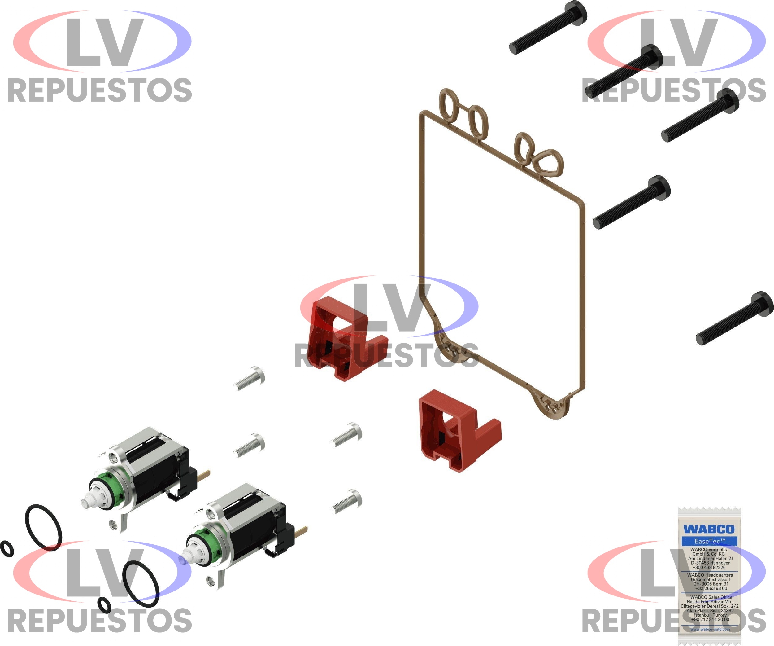 REPARO VALVULA APU C/ SOLENOIDE S5 WABCO