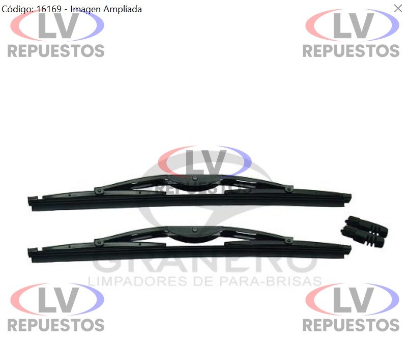 PLUMILLO LIMPIA PARABRISA 16" (40CM) GRANERO