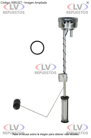 CHUPADOR TANQUE COMBUSTIBLE 38CM 210 LITROS MBB 1314/1318/1510 WILLTEC